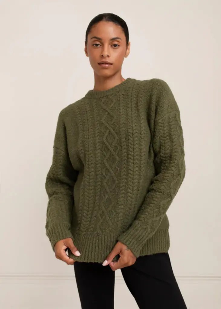 Paper Label Paper Label Rayna Cable sweater BRW-252-3008