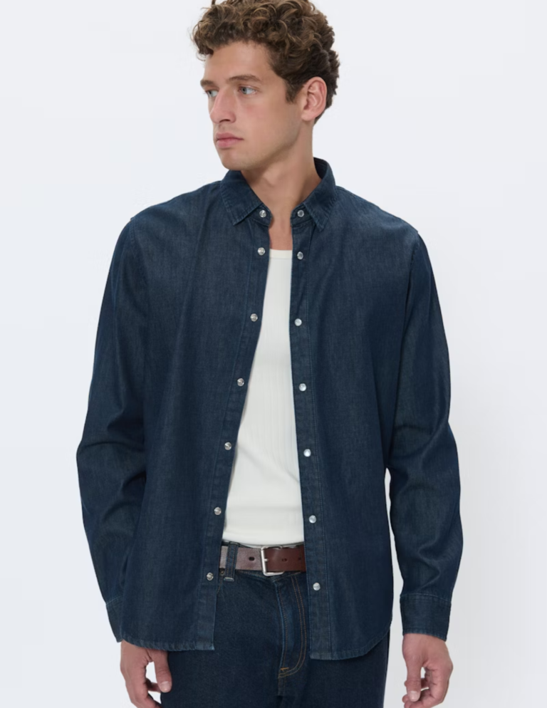 Matinique Matinique Christaldo men's denim shirt 30208554