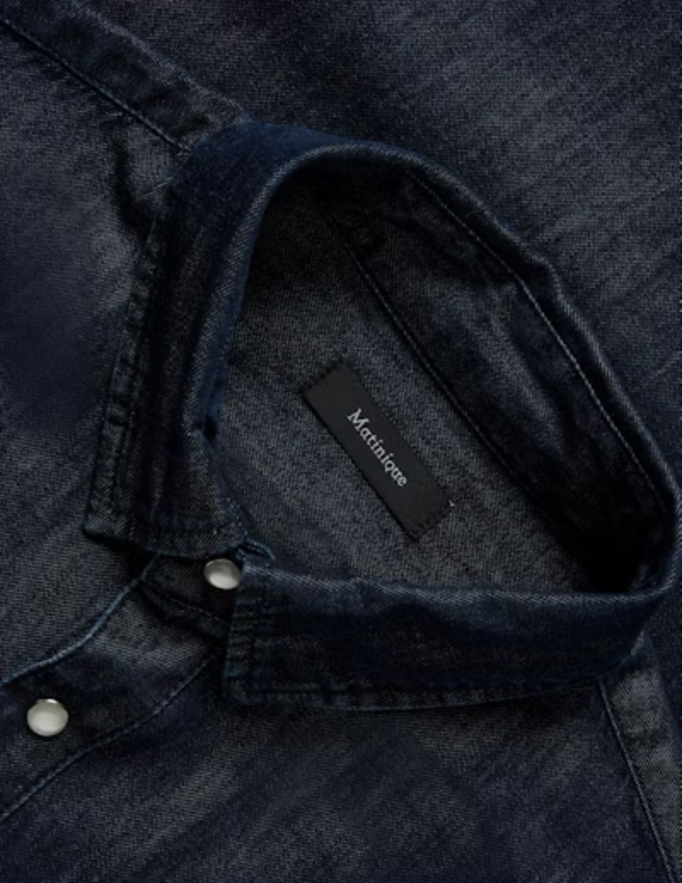 Matinique Matinique Christaldo men's denim shirt 30208554