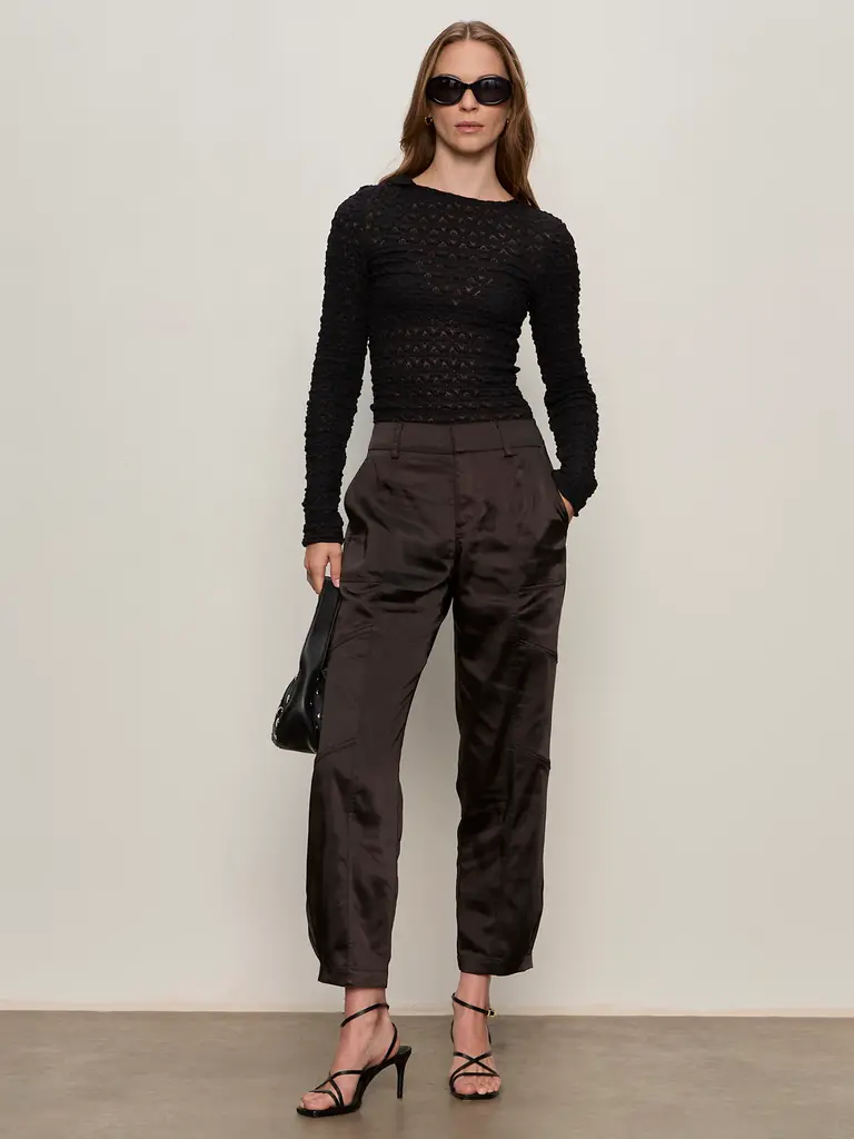 Sanctuary Sanctuary Sahara satin tappered pant CP1205CB3X