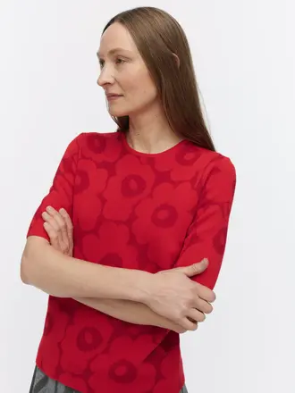 Marimekko Kehys unikko wool pullover
