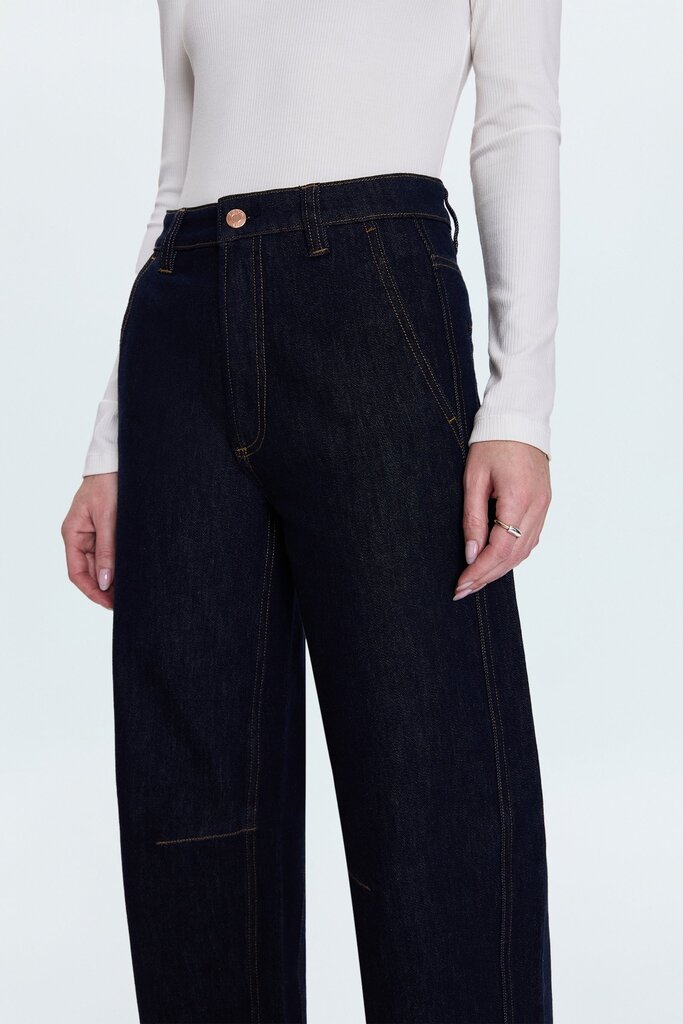 Pistola Pistola Beau seamed crescent raw jean P00017000EZ
