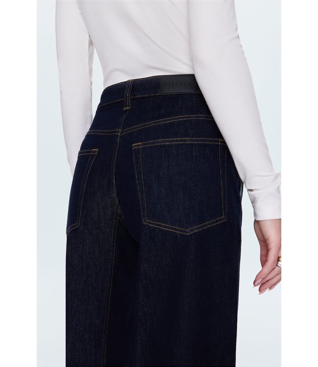 Pistola Pistola Beau seamed crescent raw jean P00017000EZ