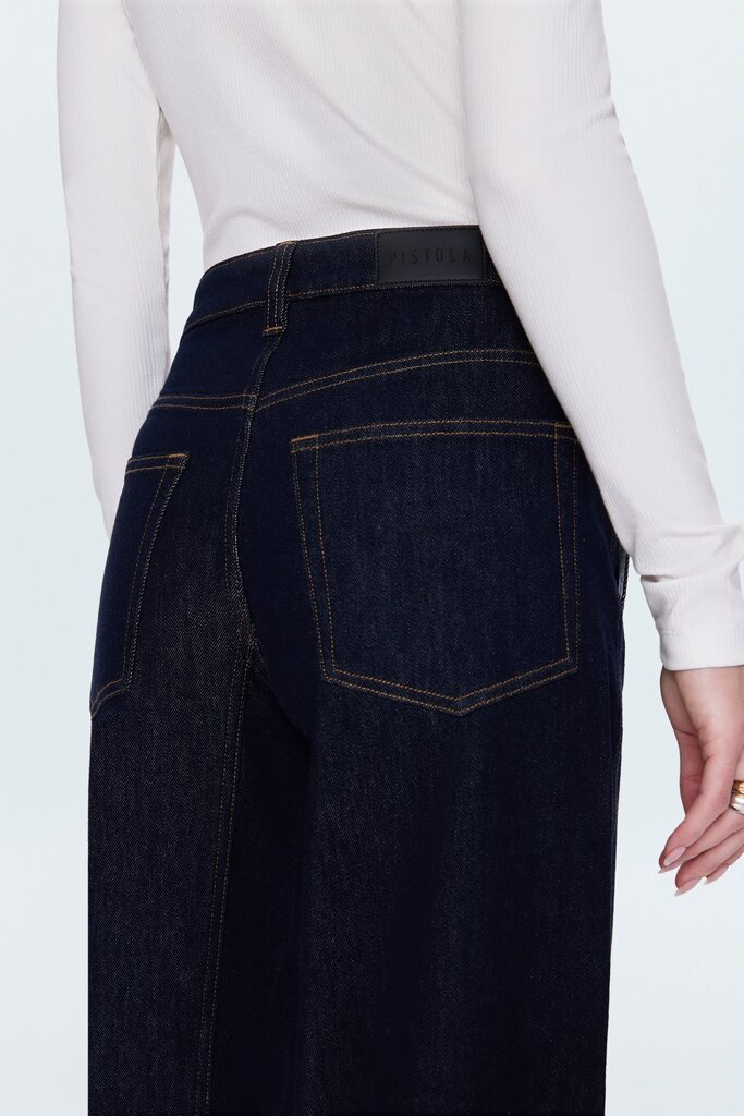 Pistola Pistola Beau seamed crescent raw jean P00017000EZ