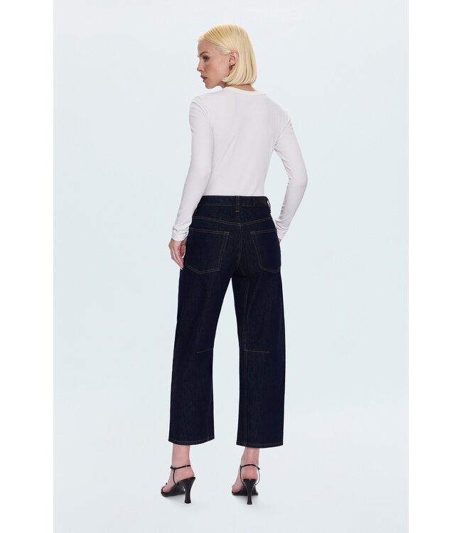 Pistola Pistola Beau seamed crescent raw jean P00017000EZ