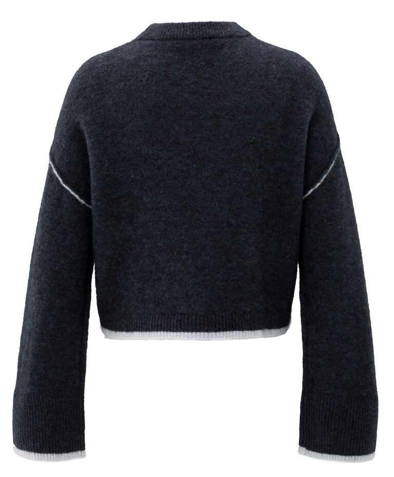 Yaya Yaya Sweater w/contrast details 1000519