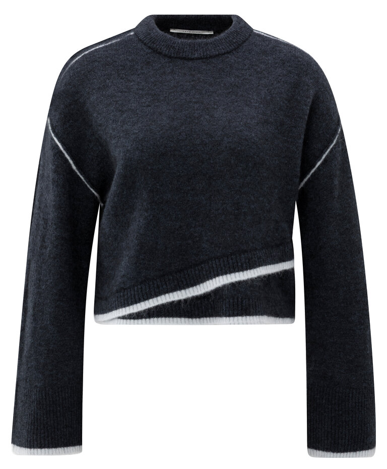 Yaya Yaya Sweater w/contrast details 1000519