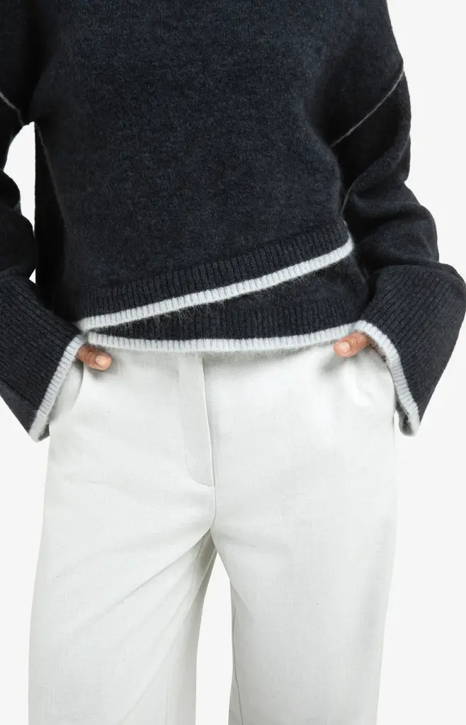 Yaya Yaya Sweater w/contrast details 1000519