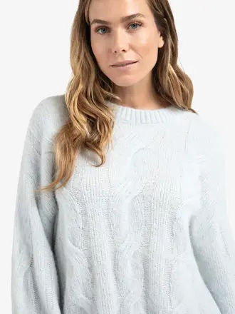Yaya Cable round neck sweater