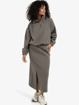 Yaya Jersey mid skirt w/elastic