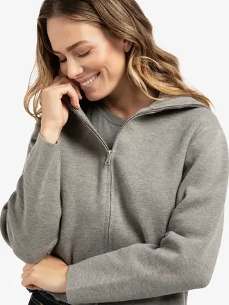 Yaya Cardigan w/high neckline