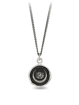 Pyrrha Lotus flower 18" necklace