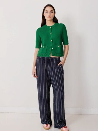 Autumn Cashmere Button front elbow sleeve jacket