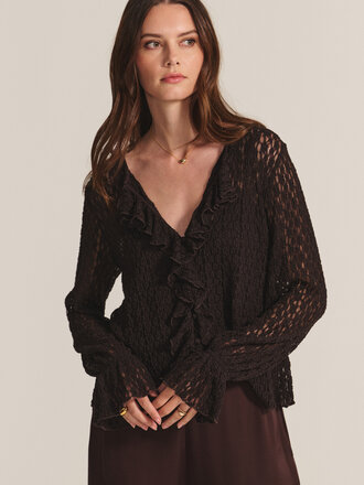 Velvet Natalie stretch lace top