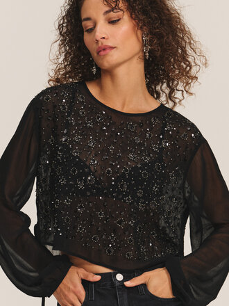 Velvet Marlowe sequin top