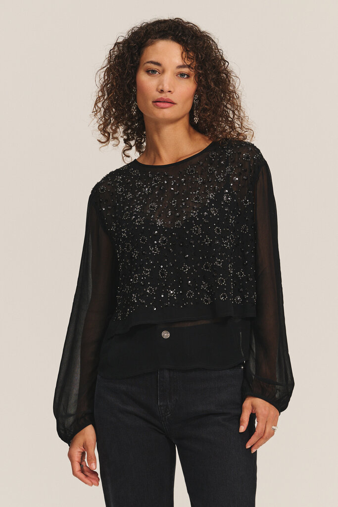 Velvet Velvet Marlowe sequin top