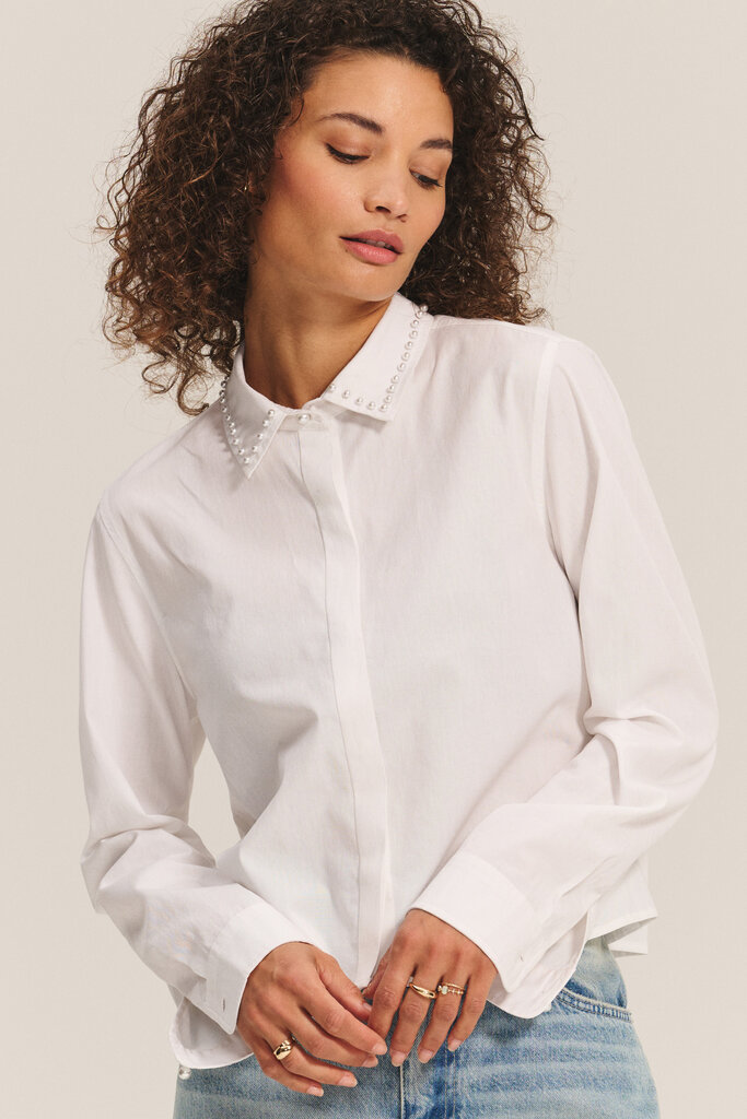 Velvet Velvet Jocelyn novelty poplin shirt