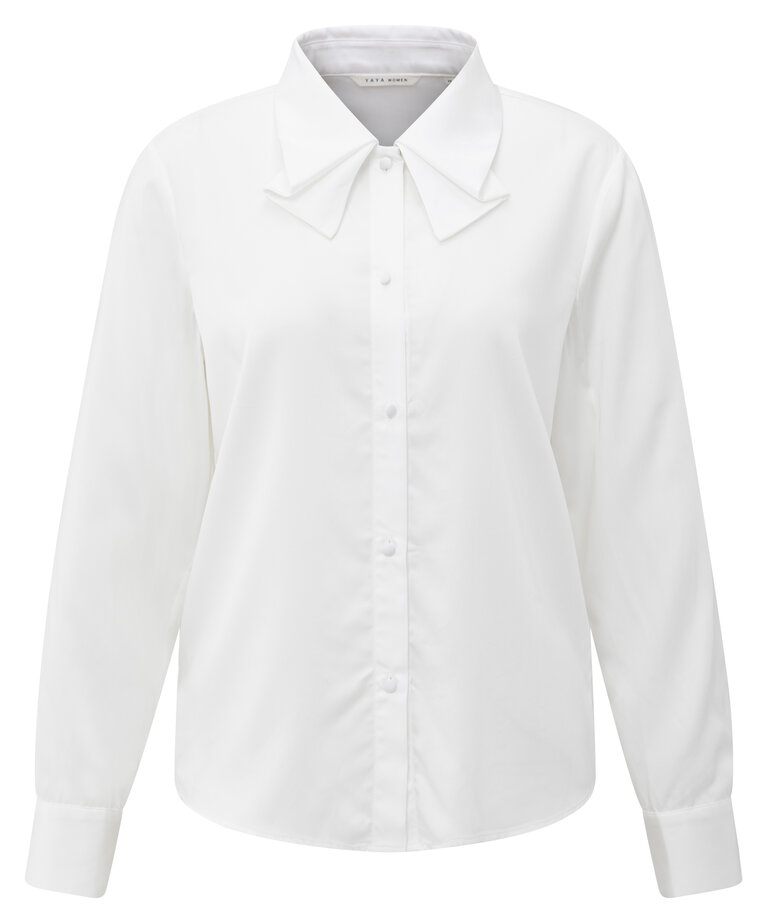 Yaya Yaya Blouse w/bow collar 1201187