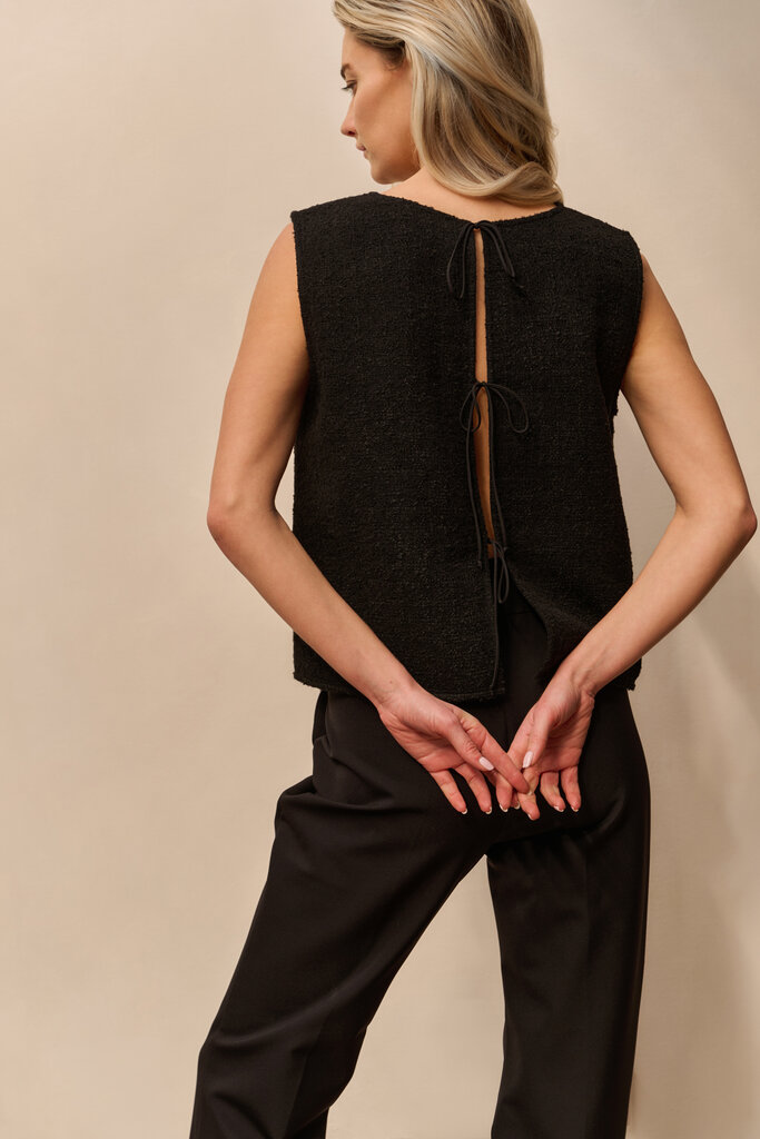 Yaya Yaya Sleeveless top w/bows at back 1701341