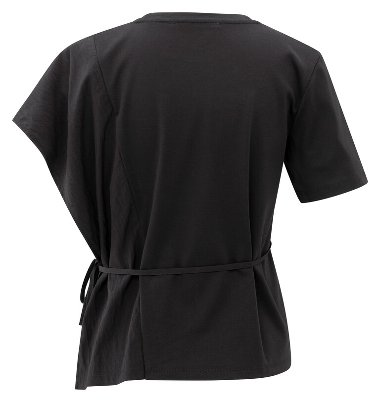 Yaya Yaya Mixed fabric top w/cord 1709335