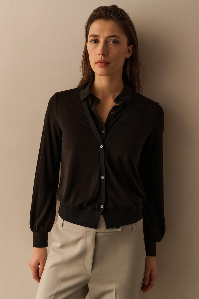 Yaya Yaya Blouse w/double layer effect 1709343