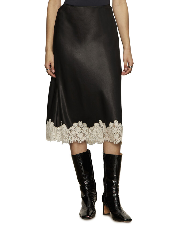 Sanctuary Sanctuary One of a kind satin midi skirt CS0496CA7X