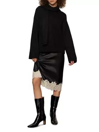 Sanctuary One of a kind satin midi skirt