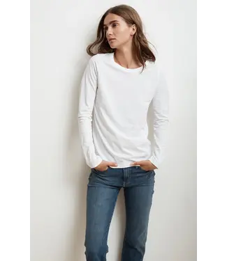Velvet Liz l/s crew neck city slub tee