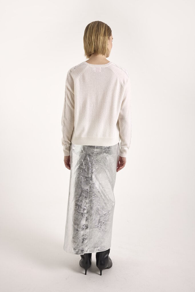 Brodie Brodie Crystal cable sleeve sweater 1025-B-080