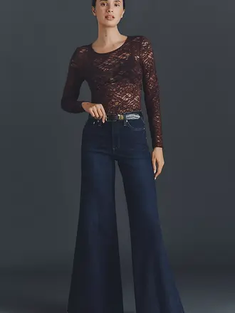 Pistola Izzy high rise wide leg jean