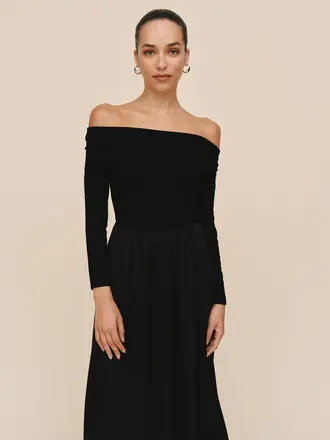Bella Dahl Bracelet length off shoulder dress