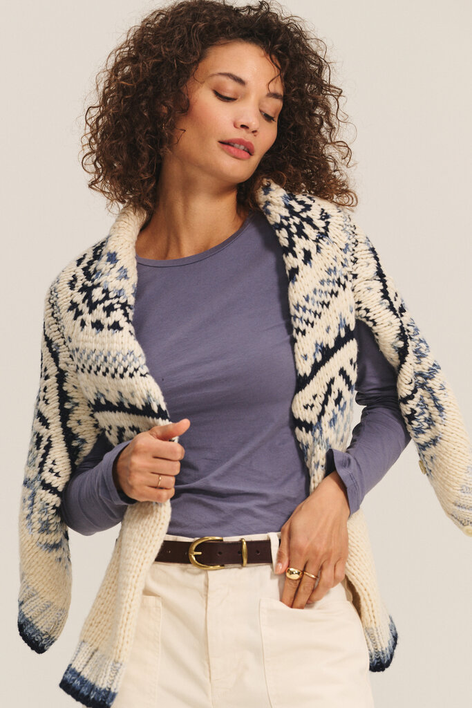 Velvet Velvet Tovah ombre fair isle sweater