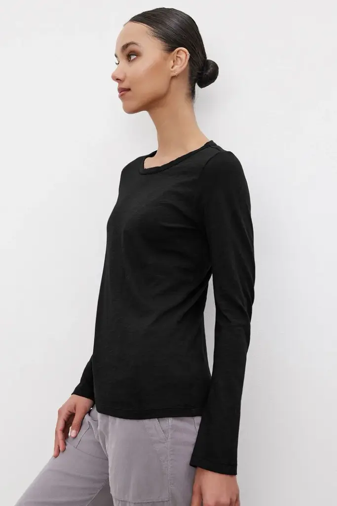 Velvet Velvet Lizzie original long sleeve round neck