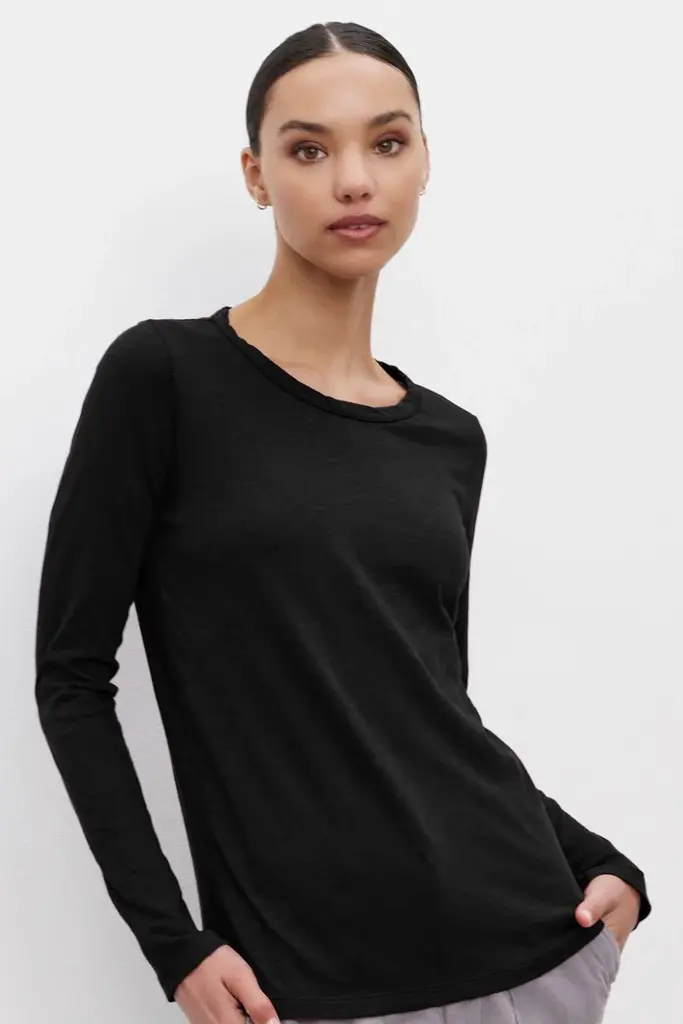 Velvet Velvet Lizzie original long sleeve round neck