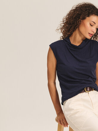 Velvet Fletcher cotton slub top