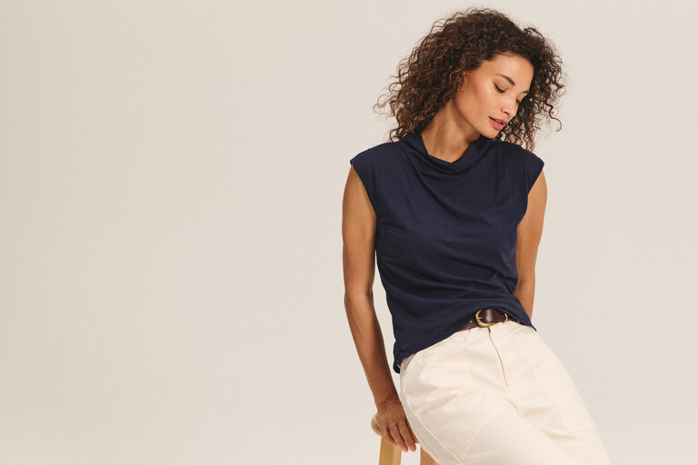 Velvet Velvet Fletcher cotton slub top