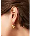 Jenny Bird Celeste heart earrings gold