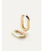 Jenny Bird Mega U-link earrings gold
