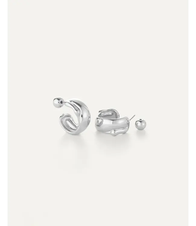 Jenny Bird Sees hoops silver