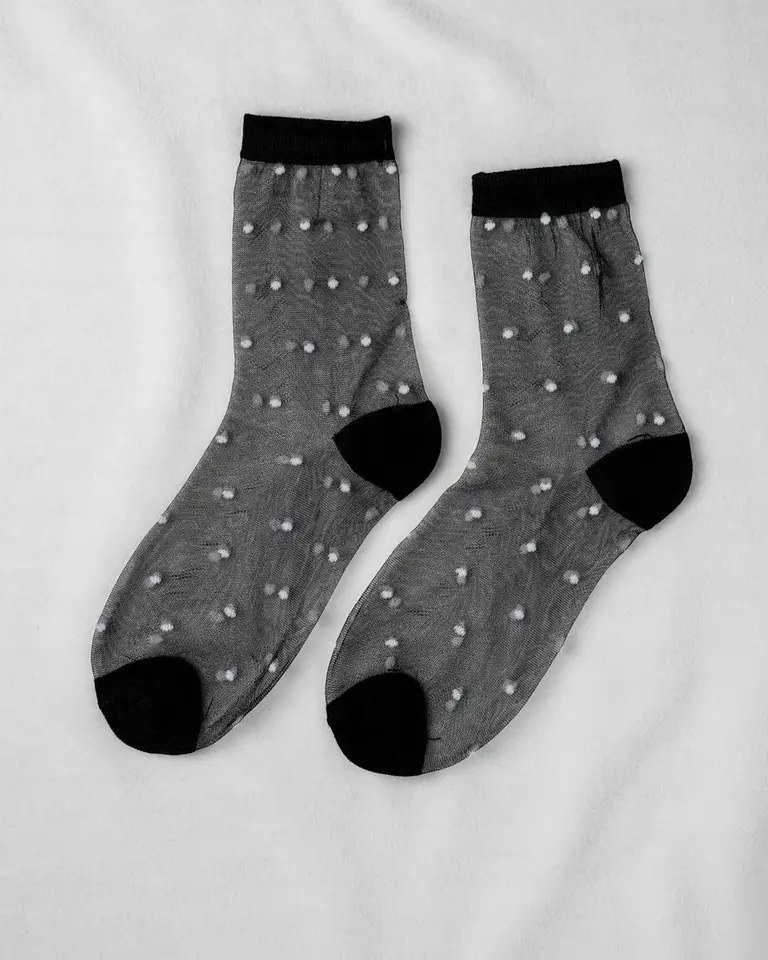 Unified Unified Sheer Dots socks