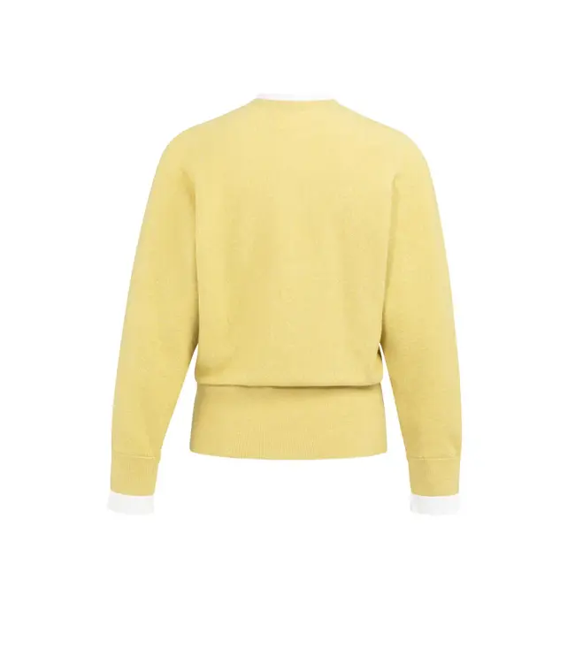 Yaya Batwing sweater w/ woven details