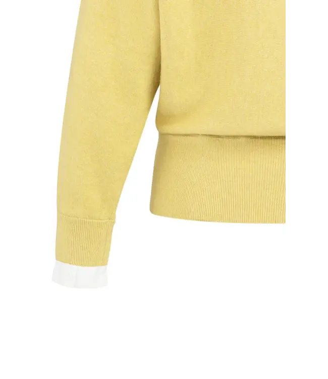 Yaya Batwing sweater w/ woven details