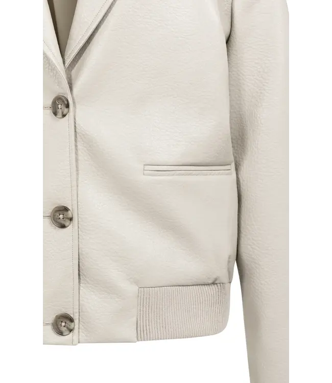 Yaya Faux leather jacket