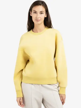 Yaya Heavy sweatshirt with wash effect