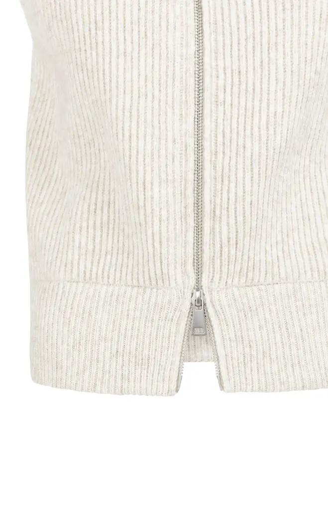 Yaya Yaya Knitted sleeveless cardigan w/ zipper  1010142