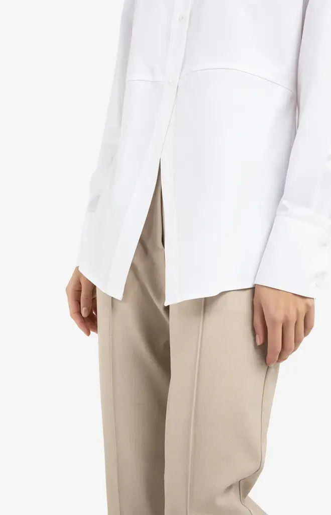 Yaya Yaya A-line poplin blouse 1201199