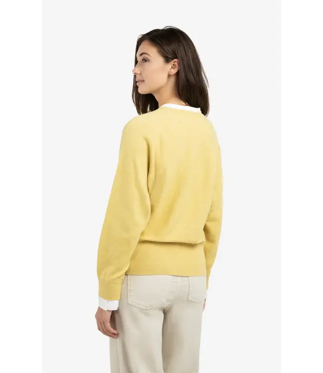 Yaya Batwing sweater w/ woven details