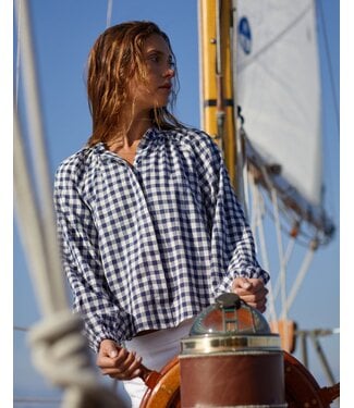 Bella Dahl Long sleeve shirred raglan shirt