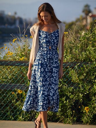 Bella Dahl Elastic waist midi dress