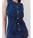 Bella Dahl Seamed belted vest